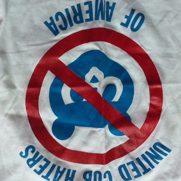 VTG CHICAGO CUBS HATERS SHIRT SCREEN STARS 90'S ** - Picture 9 of 10